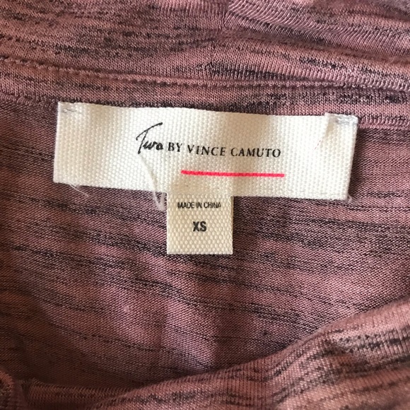 2/$20 Vince Camuto | Sleeveless Cowl Neck Tunic Top Size XS - Picture 4 of 5